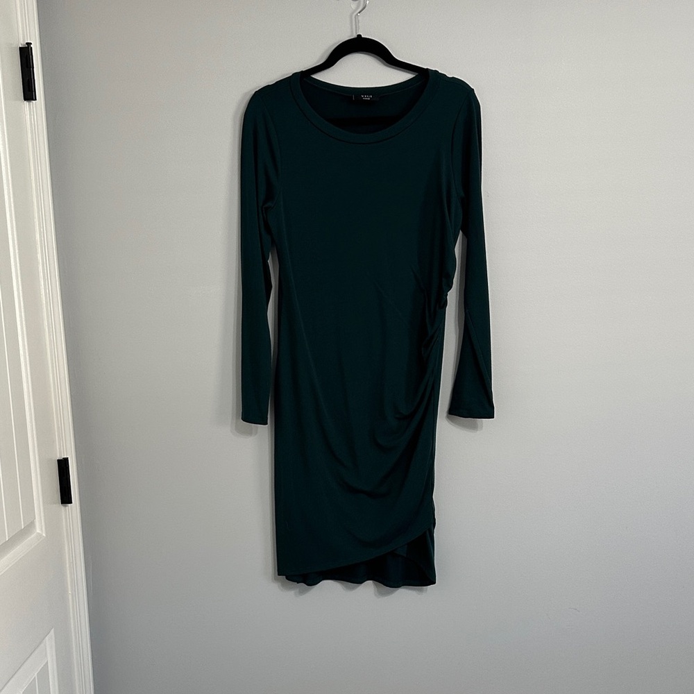 Vici Teal Long Sleeve Dress